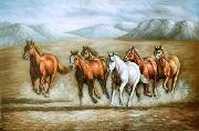 unknow artist Horses 054 china oil painting reproduction